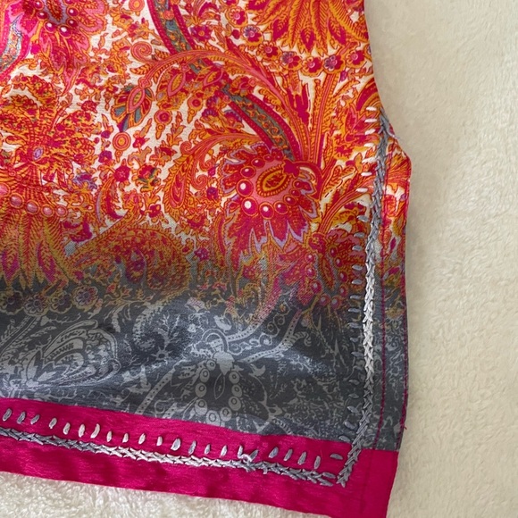 Soft Surroundings Vibrant Paisley Tunic - Picture 4 of 9